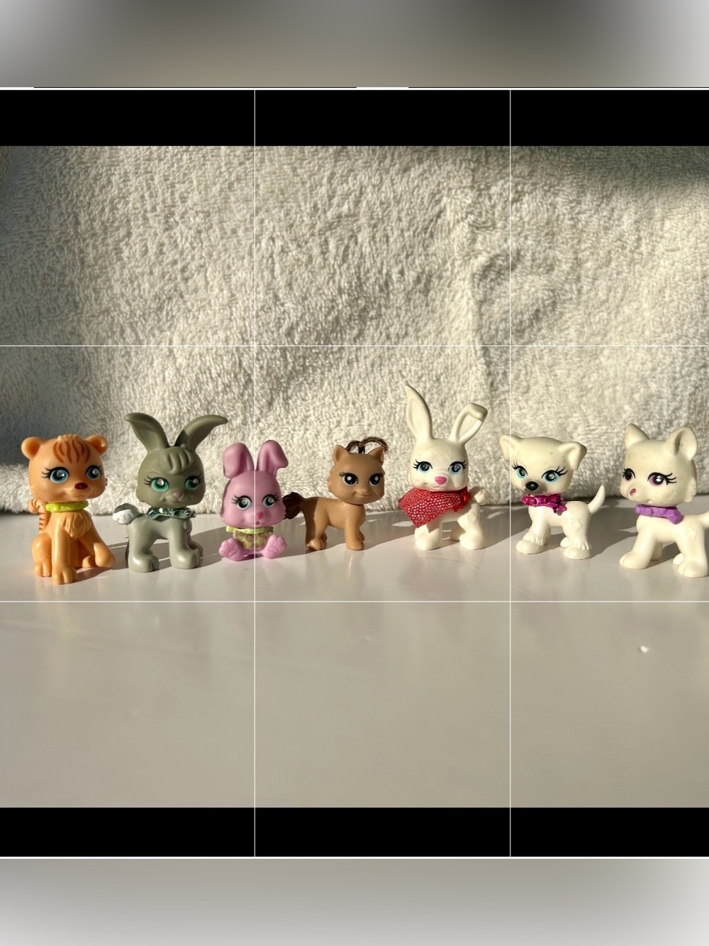Polly Pocket Sparklin’ Pets Bundle Mattel 2008 - 2009 Y2K Fox Bunny Puppy Cat